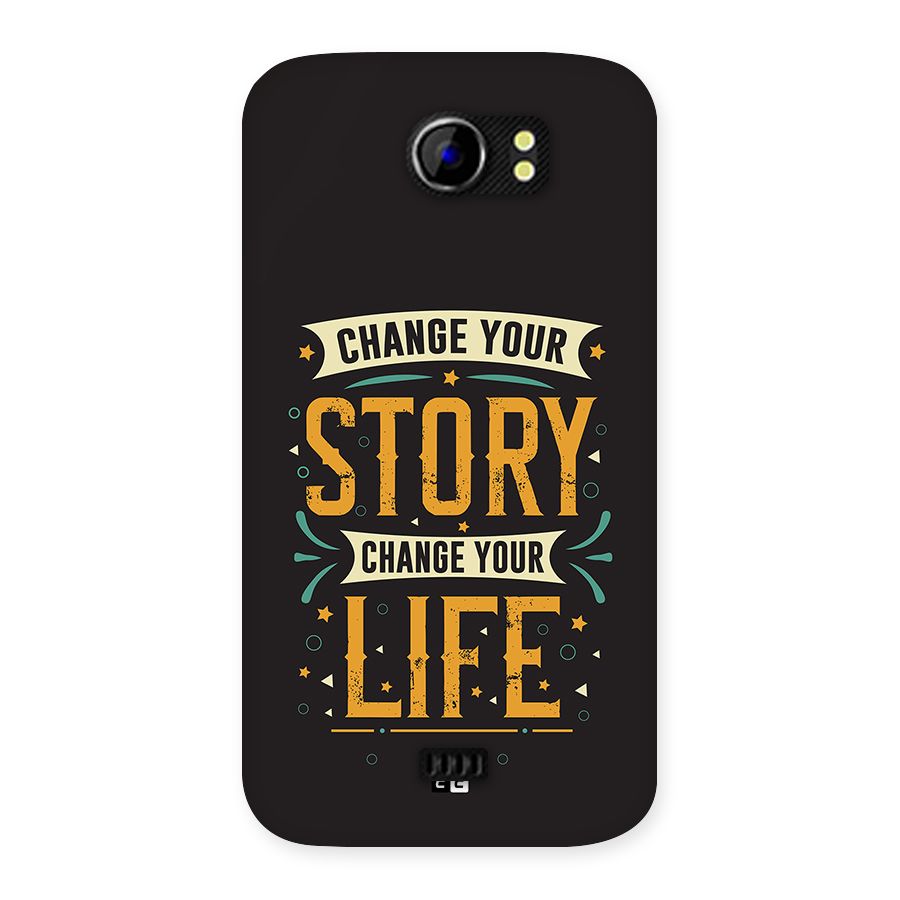 Change Your Life Back Case for Canvas 2 A110