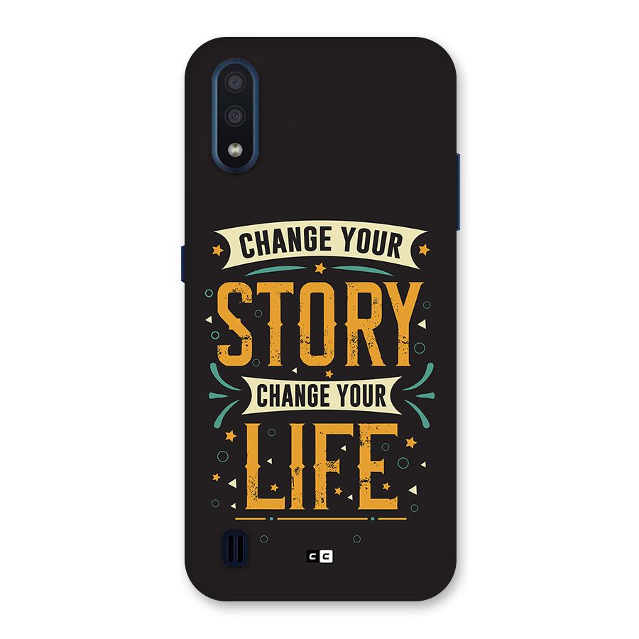 Change Your Life Back Case for Galaxy M01