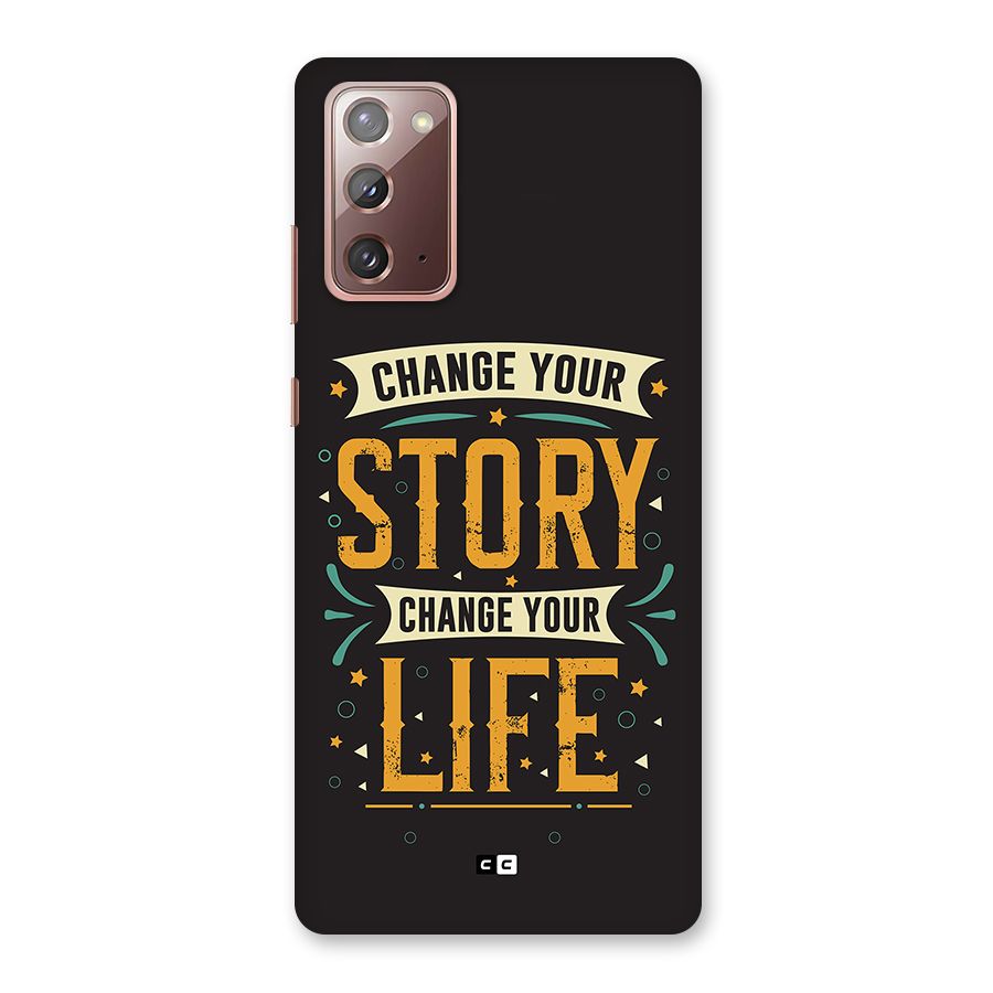 Change Your Life Back Case for Galaxy Note 20