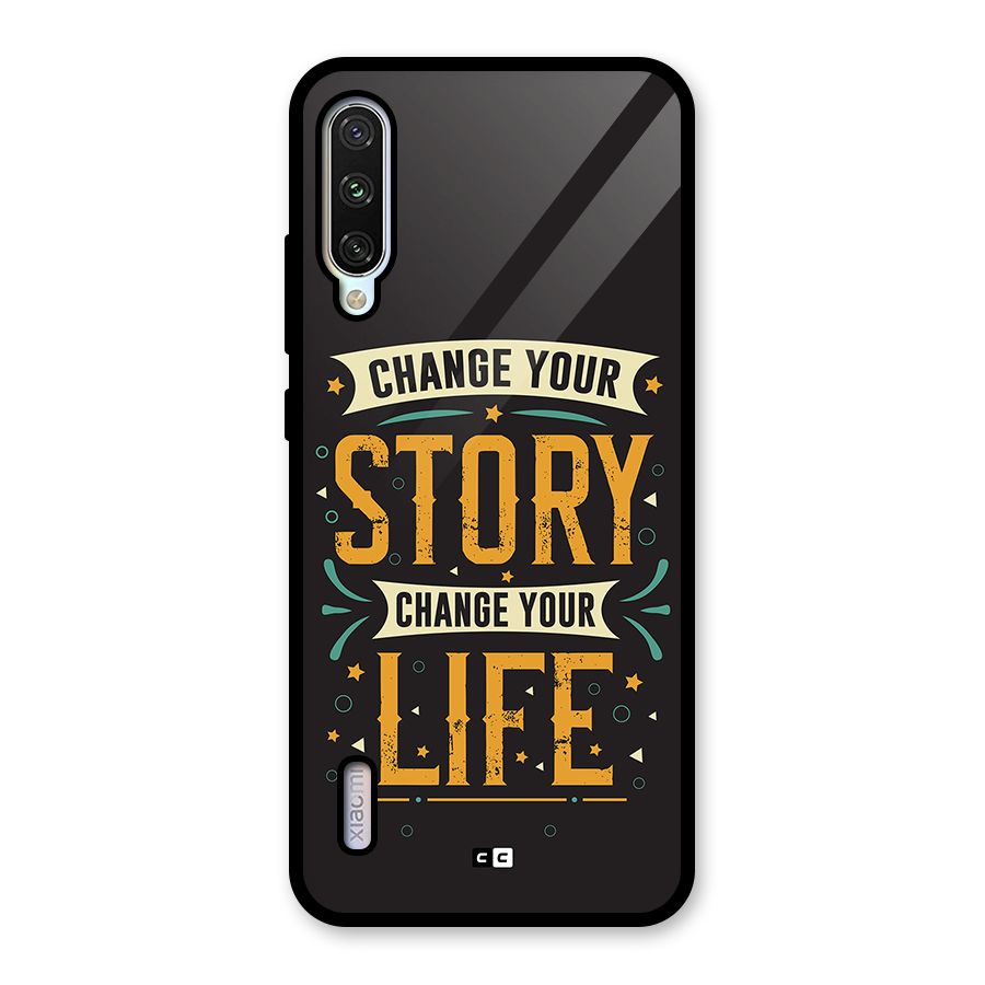 Change Your Life Glass Back Case for Mi A3
