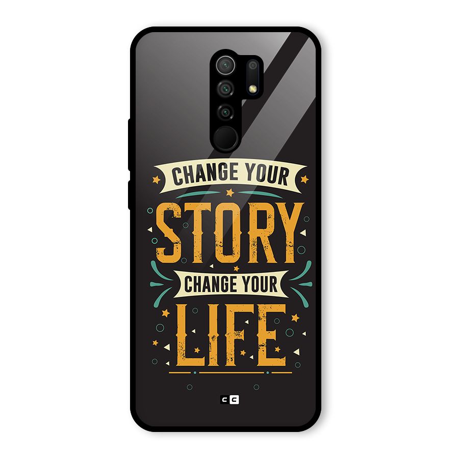 Change Your Life Glass Back Case for Poco M2