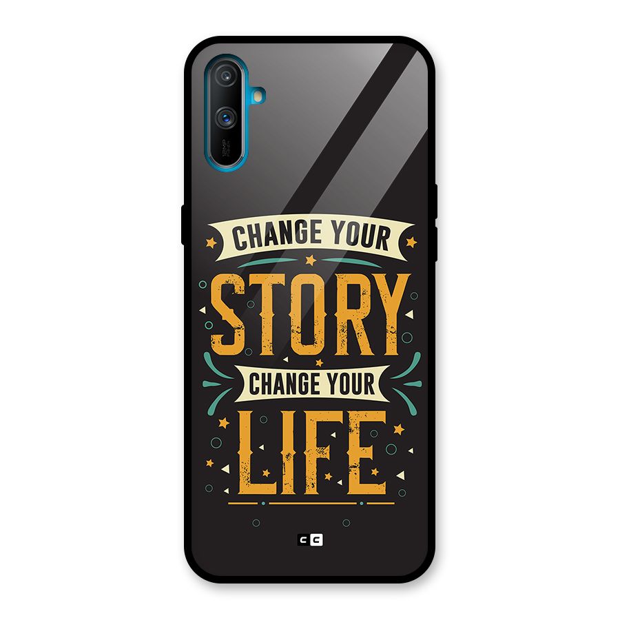 Change Your Life Glass Back Case for Realme C3