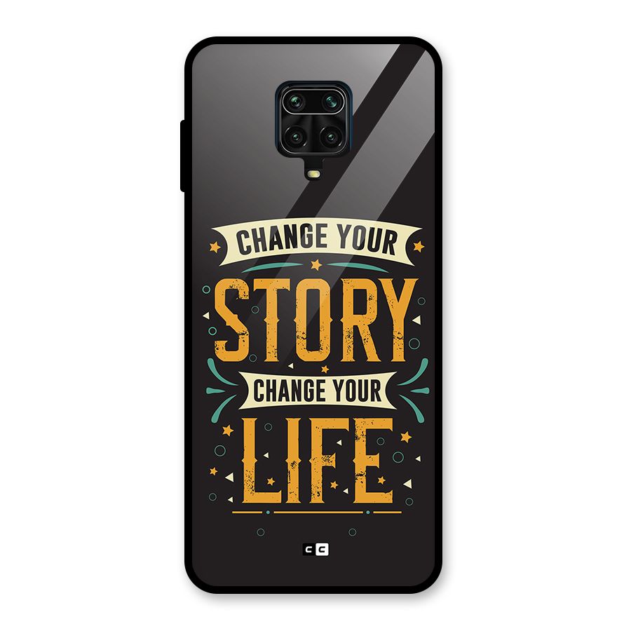Change Your Life Glass Back Case for Redmi Note 10 Lite