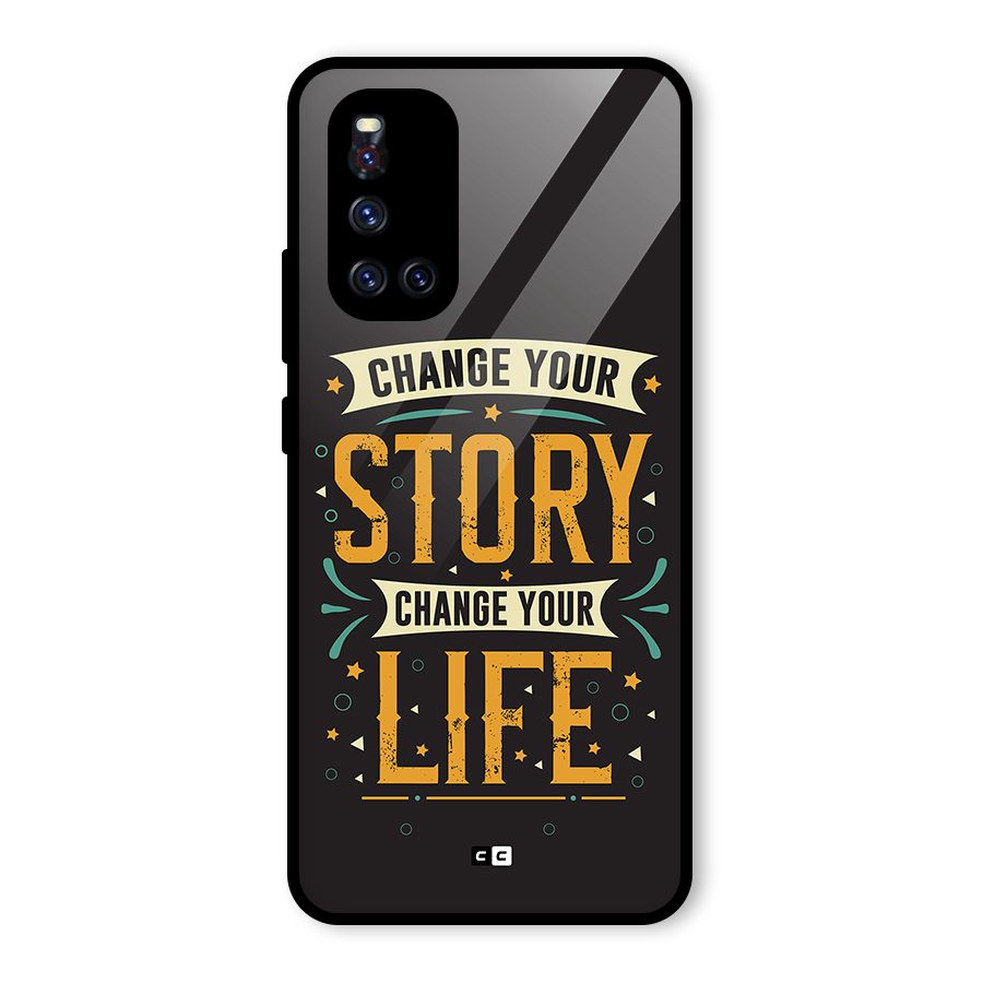 Change Your Life Glass Back Case for Vivo V19