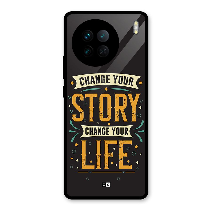 Change Your Life Glass Back Case for Vivo X90