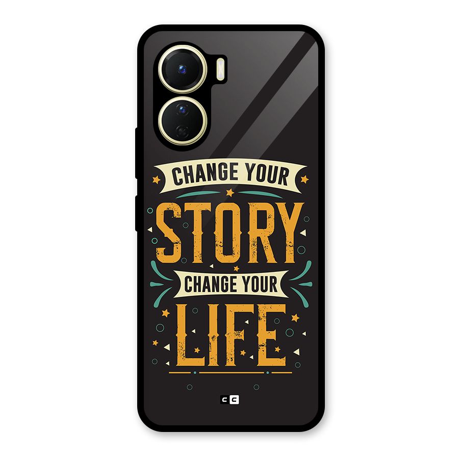Change Your Life Glass Back Case for Vivo Y16