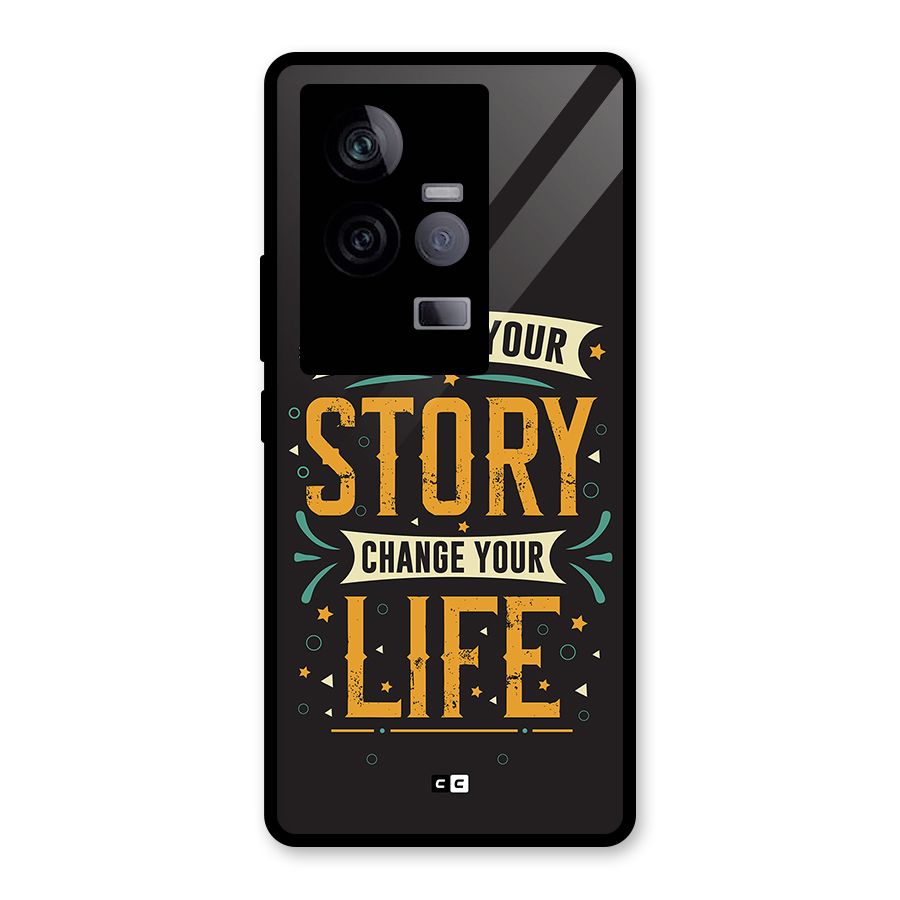 Change Your Life Glass Back Case for Vivo iQOO 11 5G
