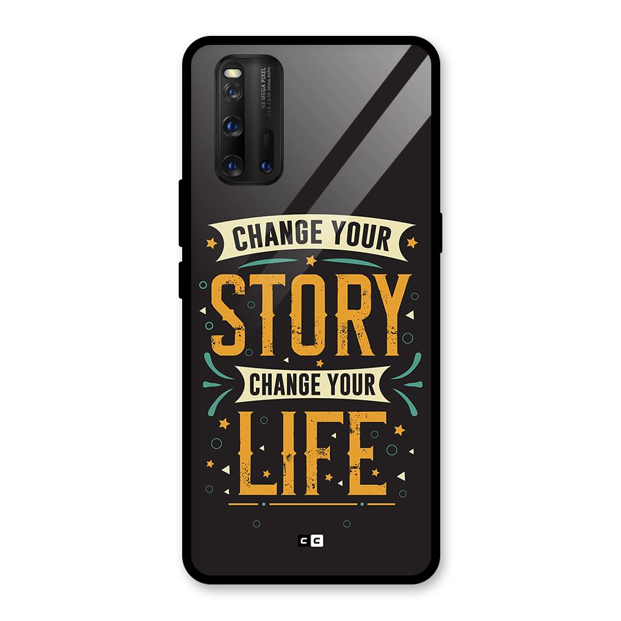 Change Your Life Glass Back Case for Vivo iQOO 3