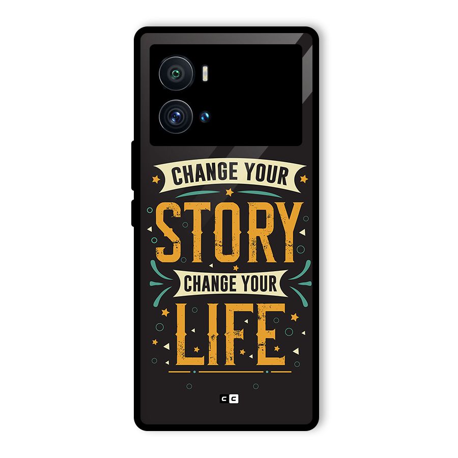Change Your Life Glass Back Case for Vivo iQOO 9 Pro