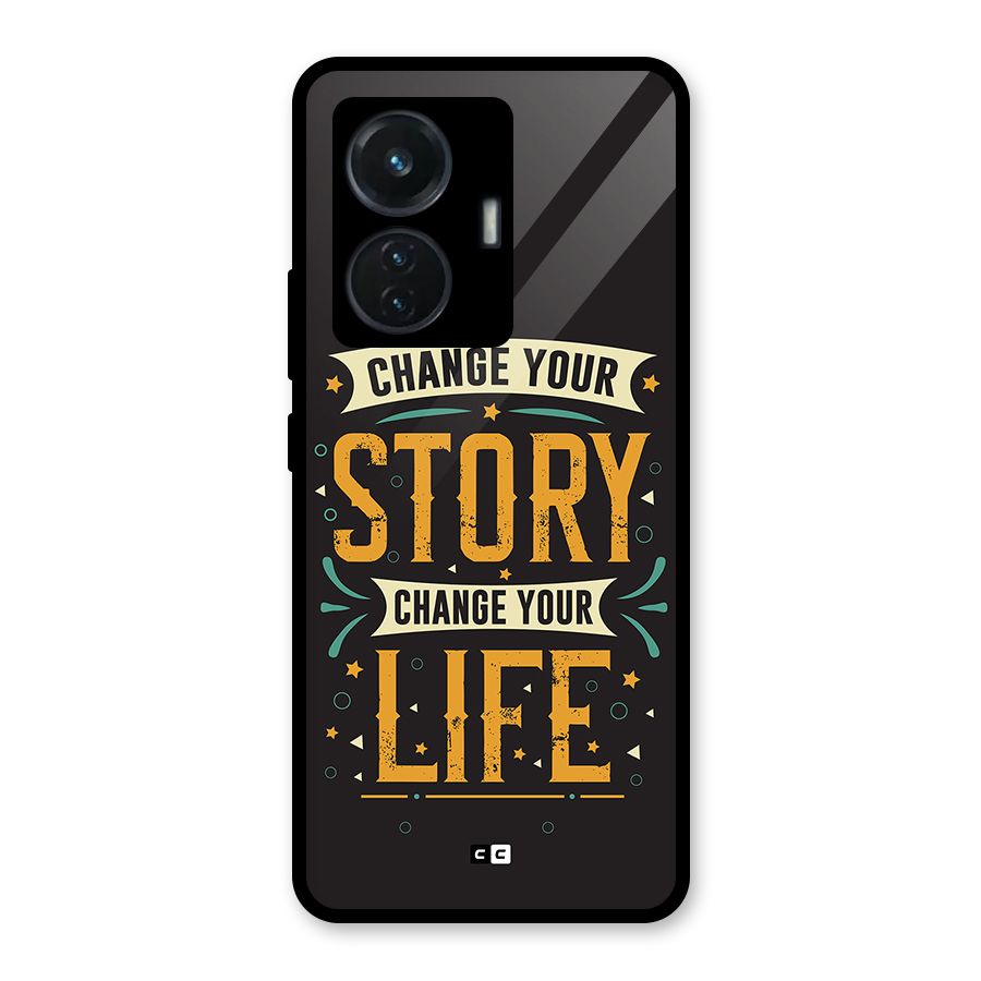 Change Your Life Glass Back Case for iQOO Z6 44W