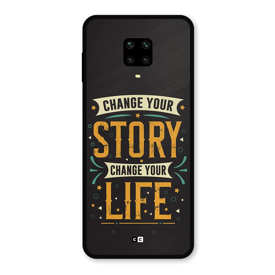 Change Your Life Metal Back Case for Redmi Note 10 Lite