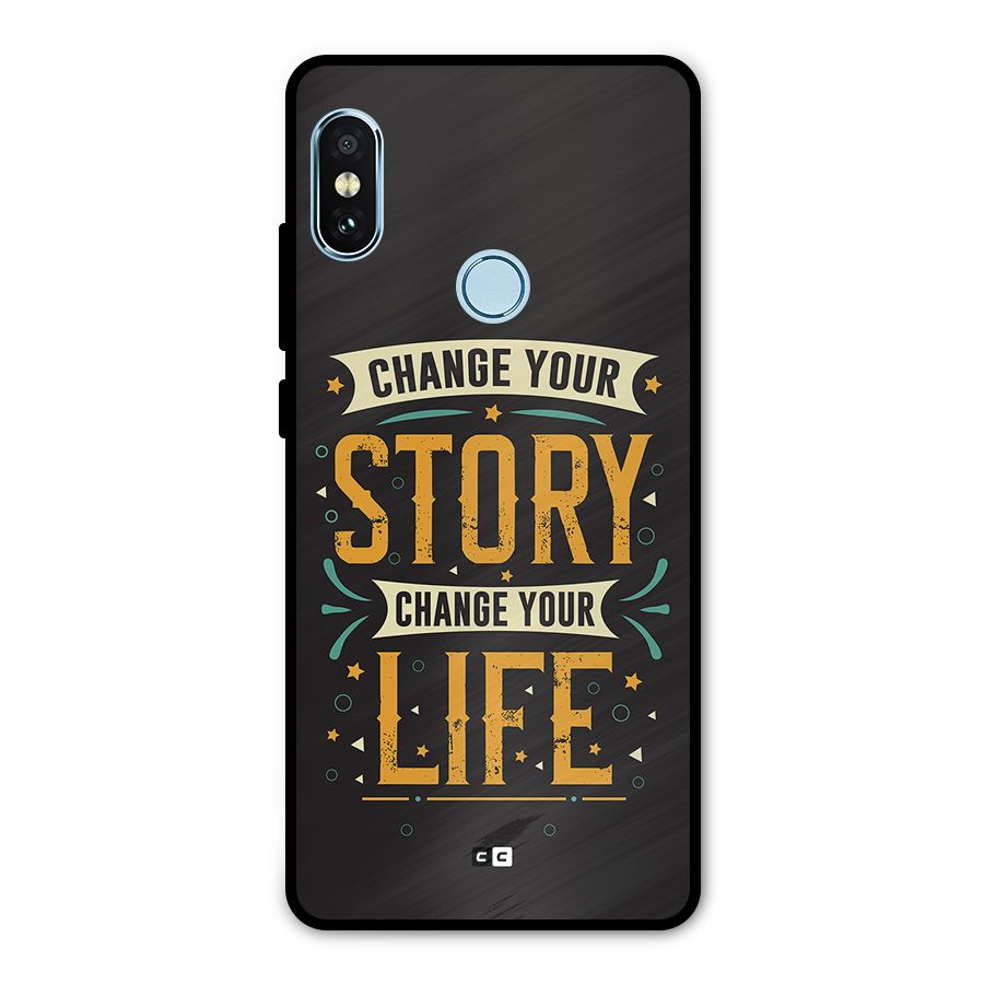 Change Your Life Metal Back Case for Redmi Note 5 Pro