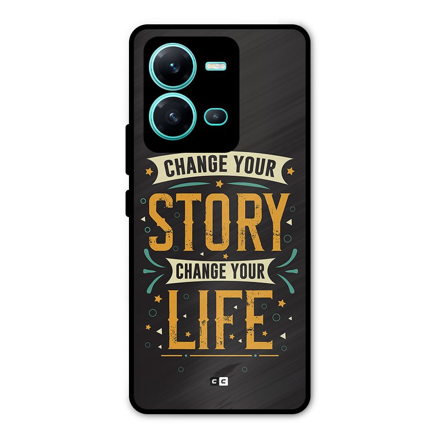Change Your Life Metal Back Case for Vivo V25