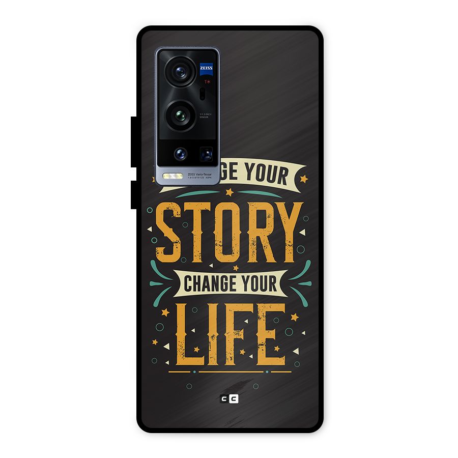 Change Your Life Metal Back Case for Vivo X60 Pro Plus