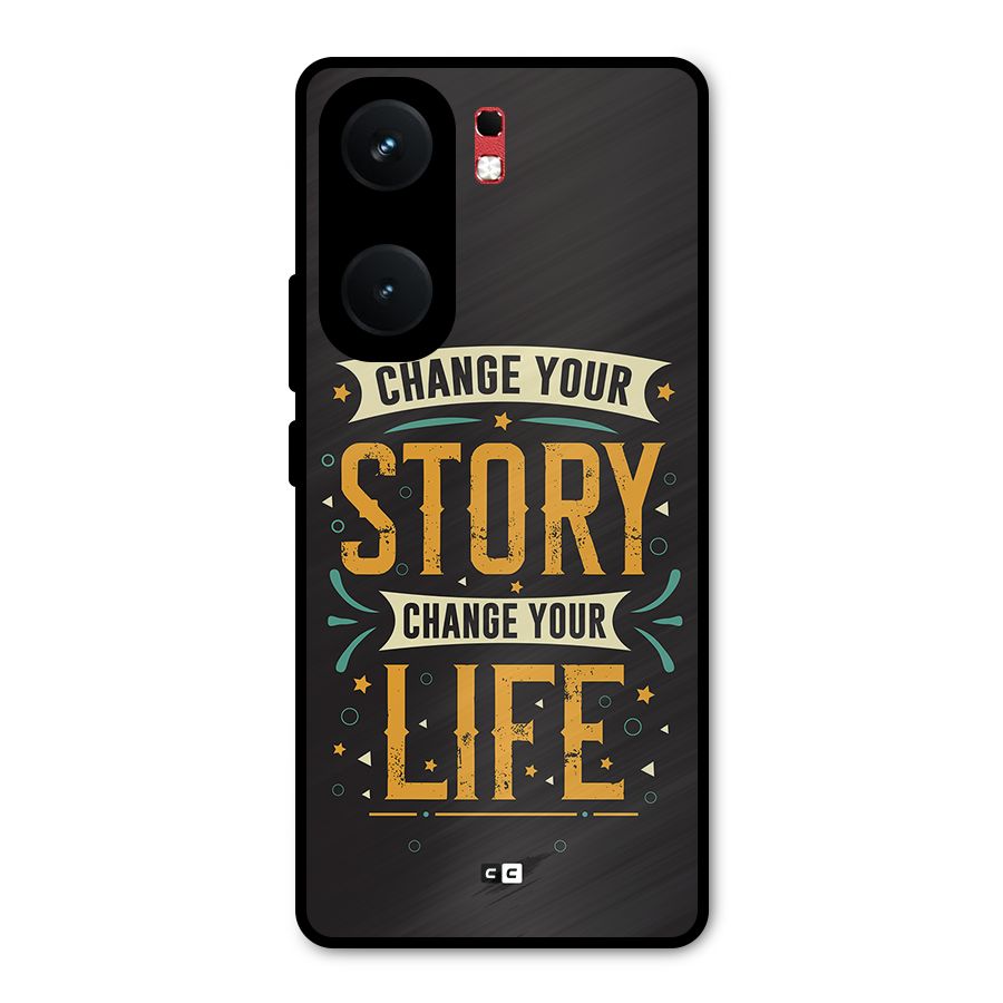 Change Your Life Metal Back Case for iQOO Neo 9 Pro