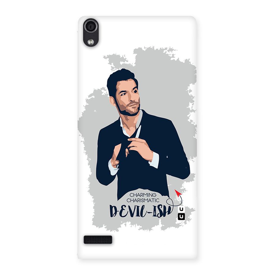 Charming Charismatic Lucifer Back Case for Ascend P6