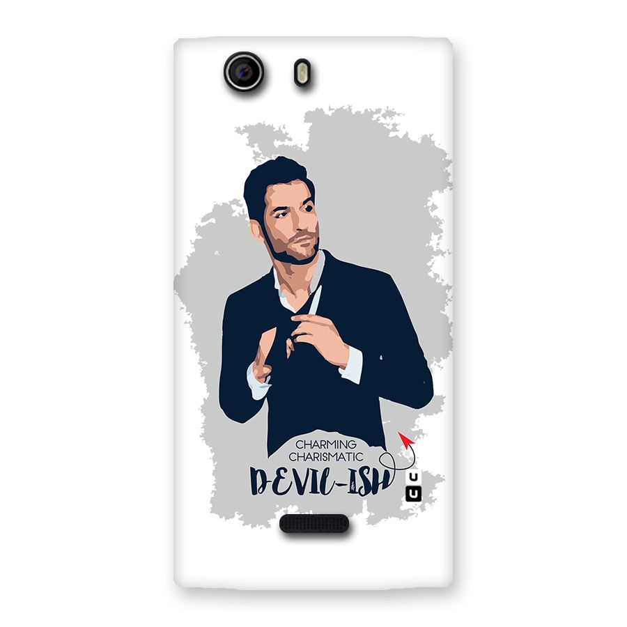 Charming Charismatic Lucifer Back Case for Canvas Nitro 2 E311