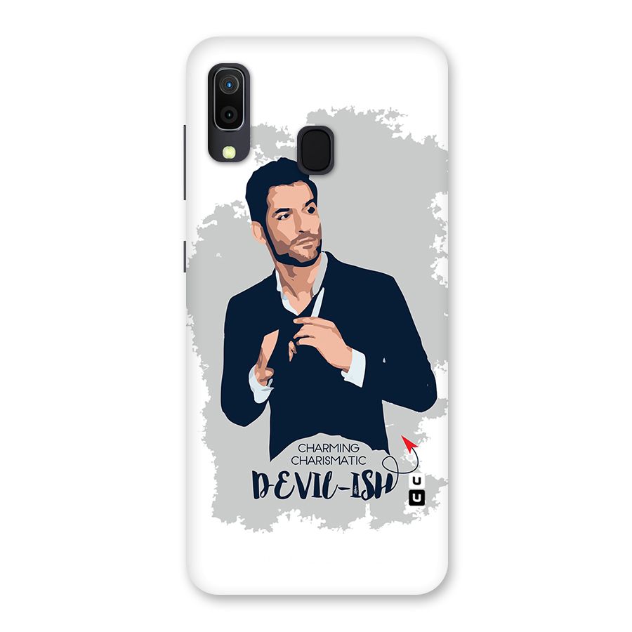Charming Charismatic Lucifer Back Case for Galaxy A30