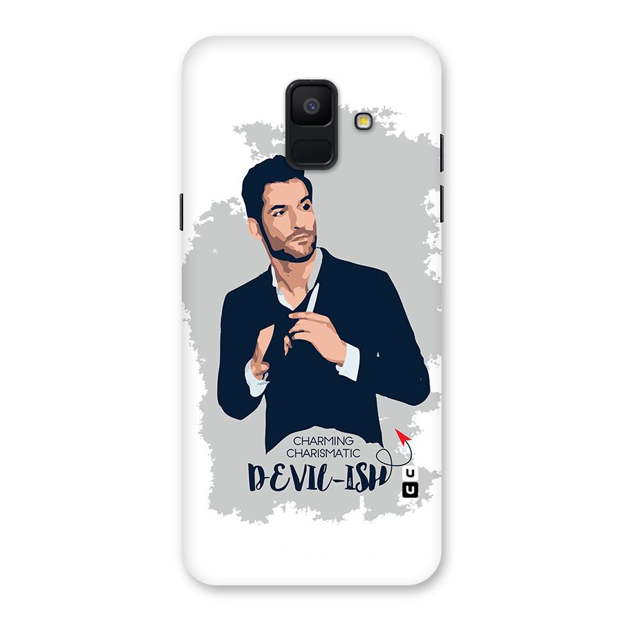 Charming Charismatic Lucifer Back Case for Galaxy A6 (2018)