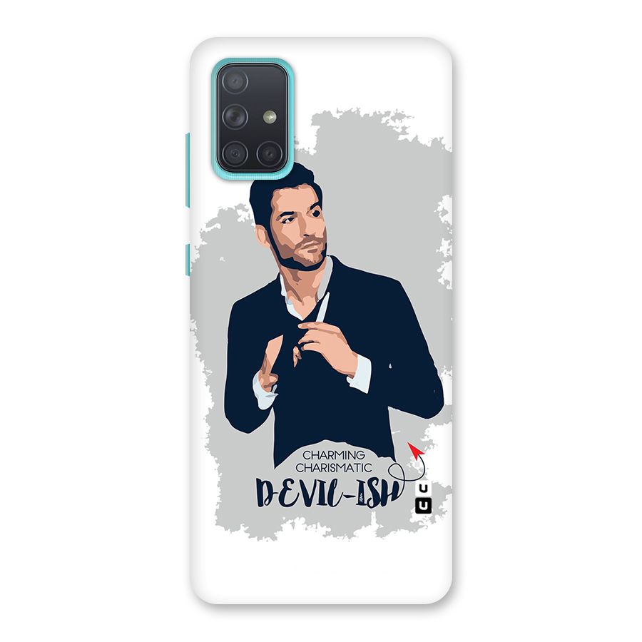 Charming Charismatic Lucifer Back Case for Galaxy A71