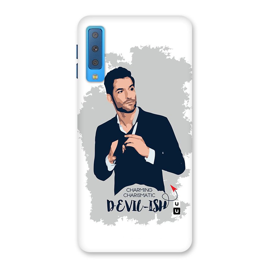 Charming Charismatic Lucifer Back Case for Galaxy A7 (2018)