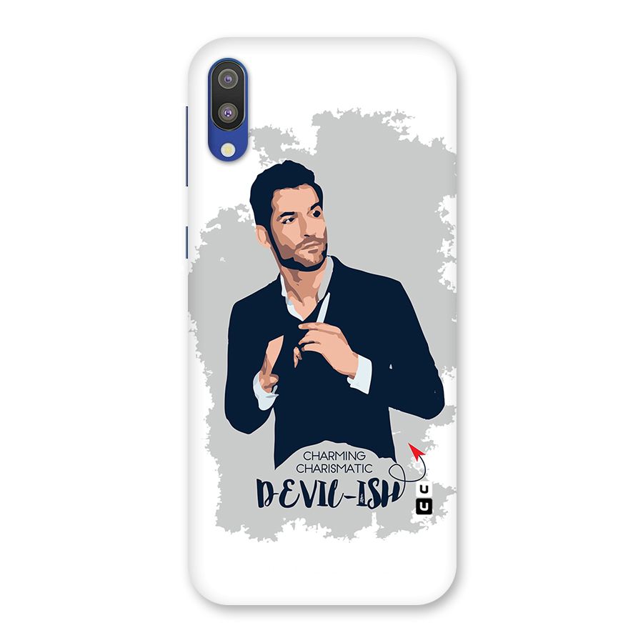 Charming Charismatic Lucifer Back Case for Galaxy M10