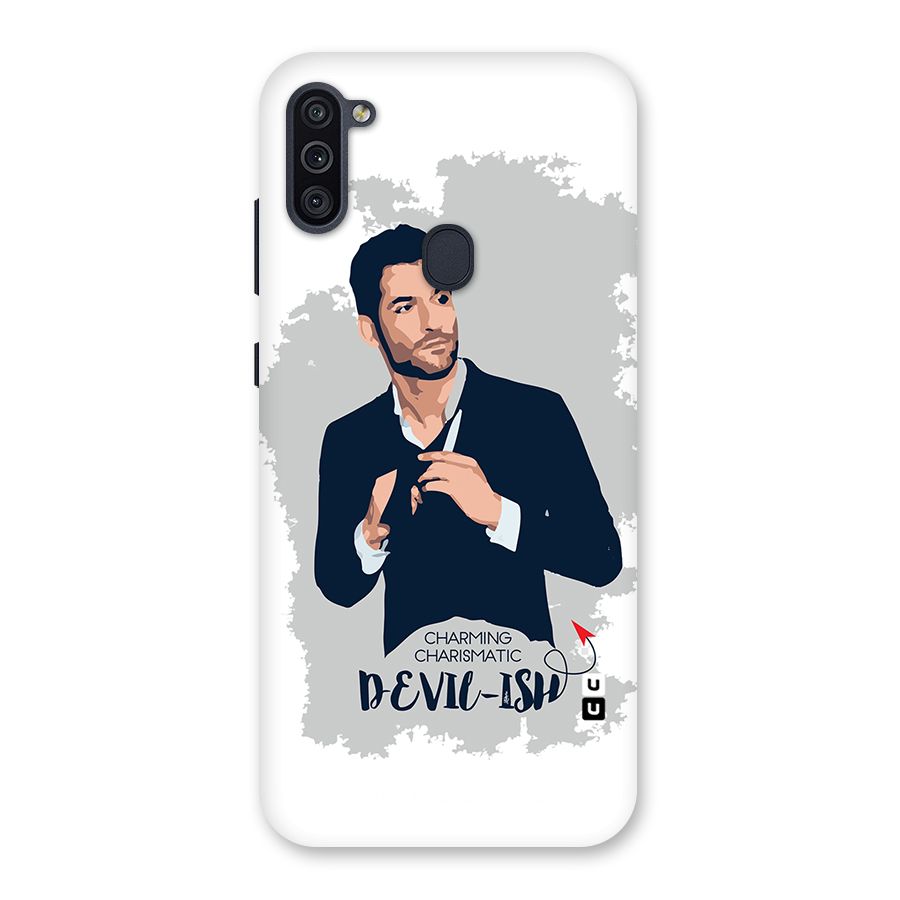 Charming Charismatic Lucifer Back Case for Galaxy M11