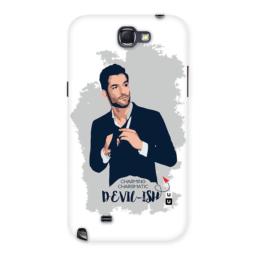 Charming Charismatic Lucifer Back Case for Galaxy Note 2