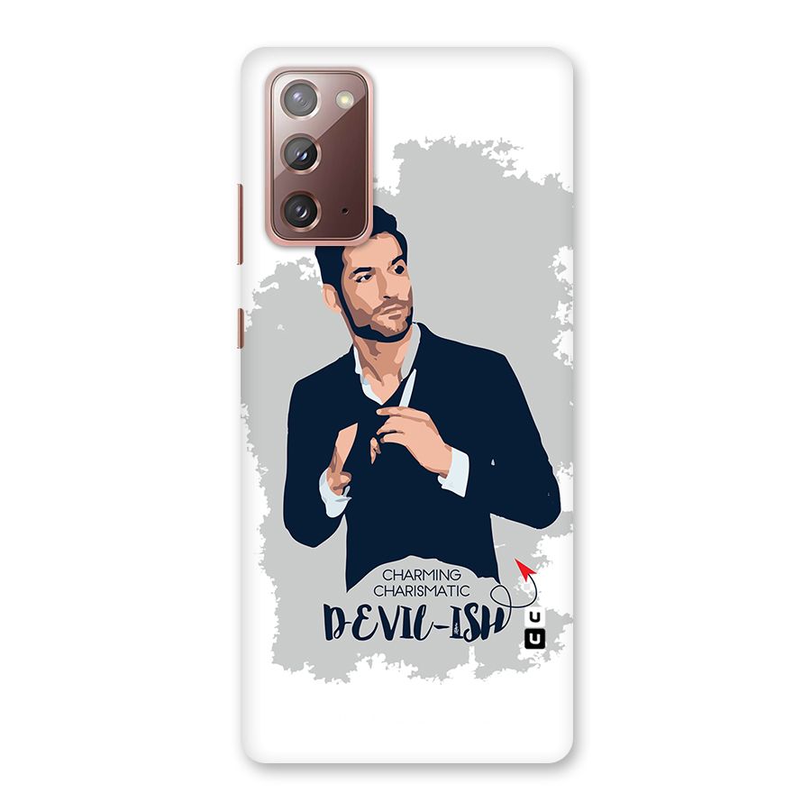 Charming Charismatic Lucifer Back Case for Galaxy Note 20