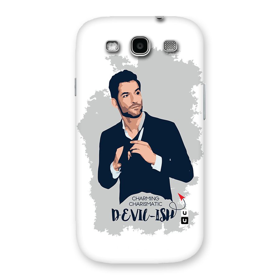 Charming Charismatic Lucifer Back Case for Galaxy S3