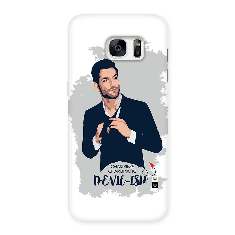 Charming Charismatic Lucifer Back Case for Galaxy S7 Edge
