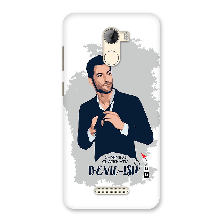 Charming Charismatic Lucifer Back Case for Gionee A1 LIte