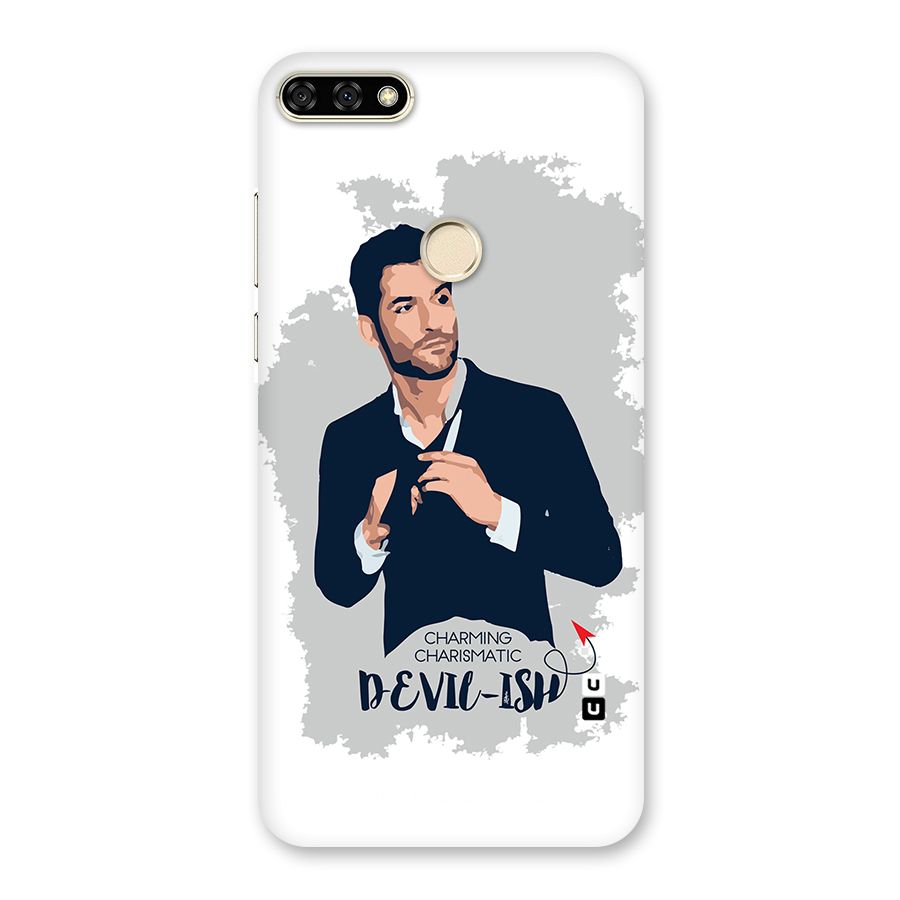 Charming Charismatic Lucifer Back Case for Honor 7A