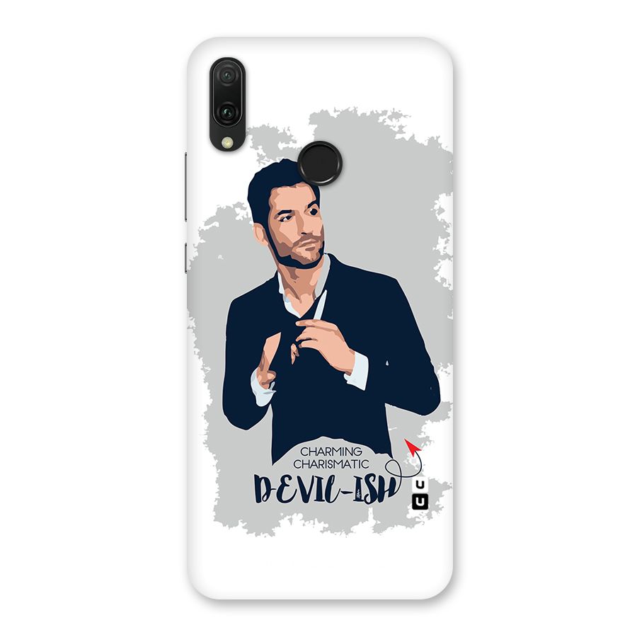 Charming Charismatic Lucifer Back Case for Huawei Y9 (2019)