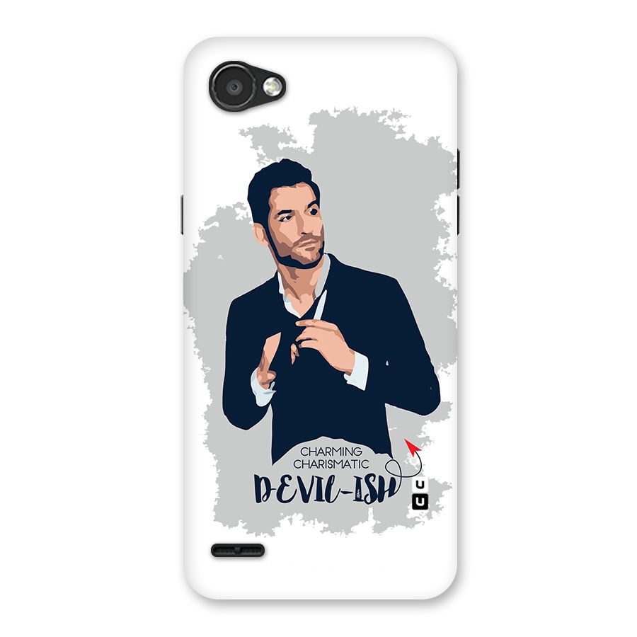Charming Charismatic Lucifer Back Case for LG Q6