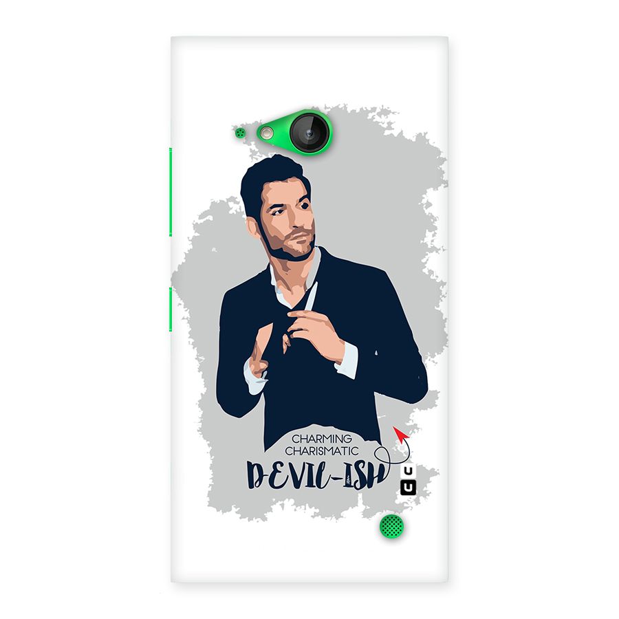 Charming Charismatic Lucifer Back Case for Lumia 730