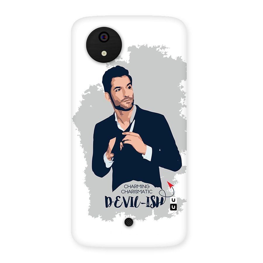 Charming Charismatic Lucifer Back Case for Micromax Canvas A1