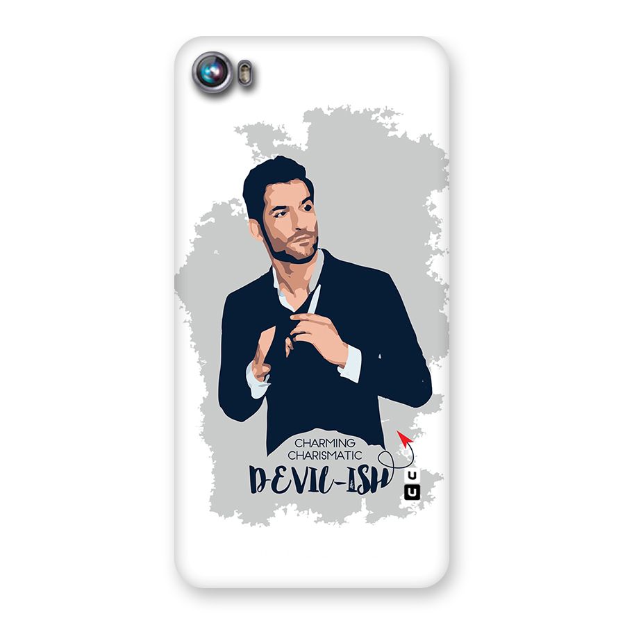 Charming Charismatic Lucifer Back Case for Micromax Canvas Fire 4 A107