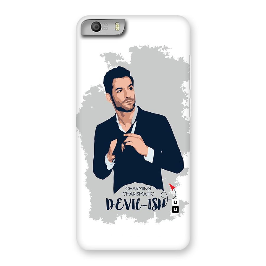 Charming Charismatic Lucifer Back Case for Micromax Canvas Knight 2