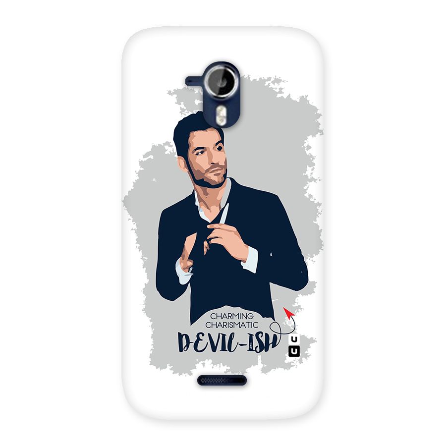 Charming Charismatic Lucifer Back Case for Micromax Canvas Magnus A117