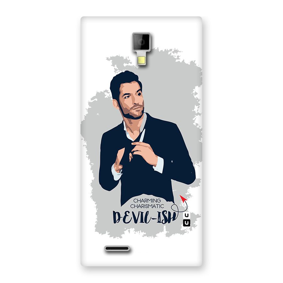 Charming Charismatic Lucifer Back Case for Micromax Canvas Xpress A99