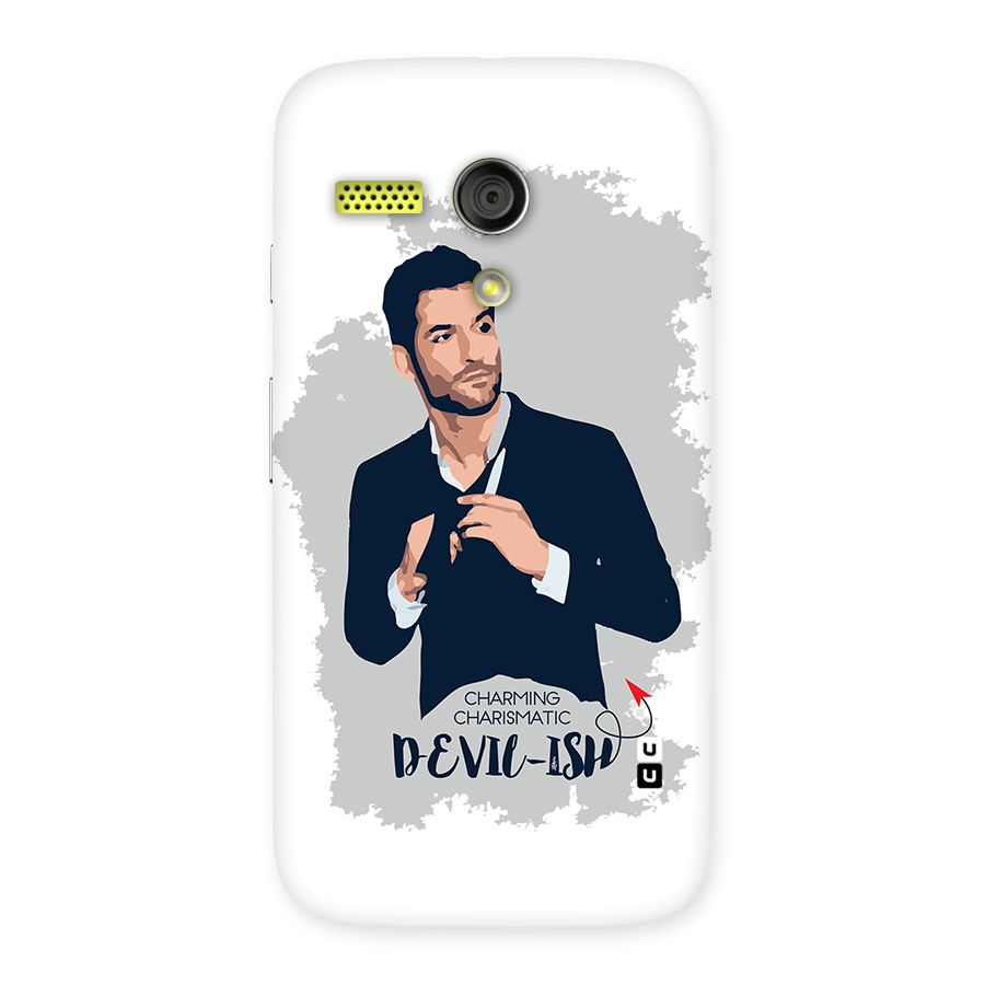 Charming Charismatic Lucifer Back Case for Moto G