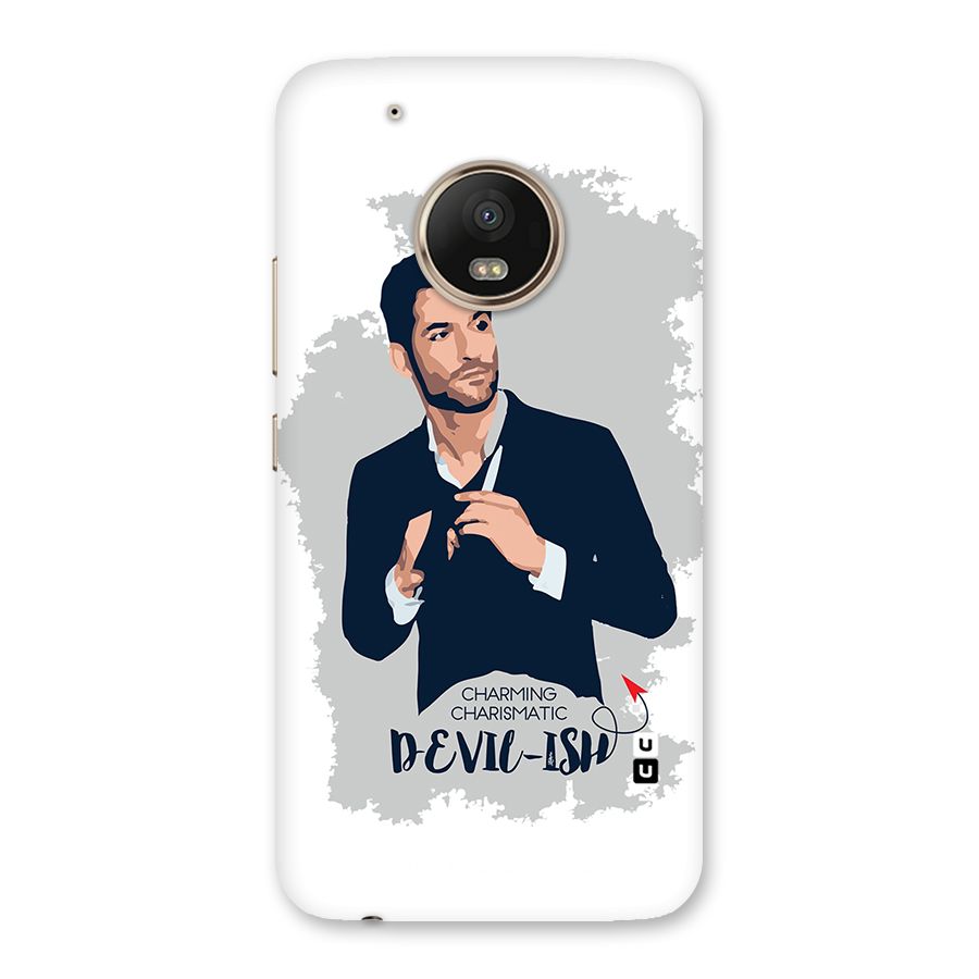 Charming Charismatic Lucifer Back Case for Moto G5 Plus