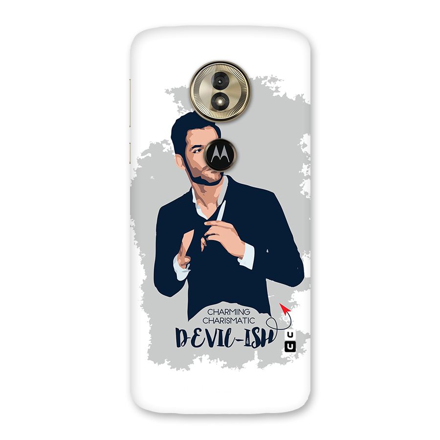 Charming Charismatic Lucifer Back Case for Moto G6 Play