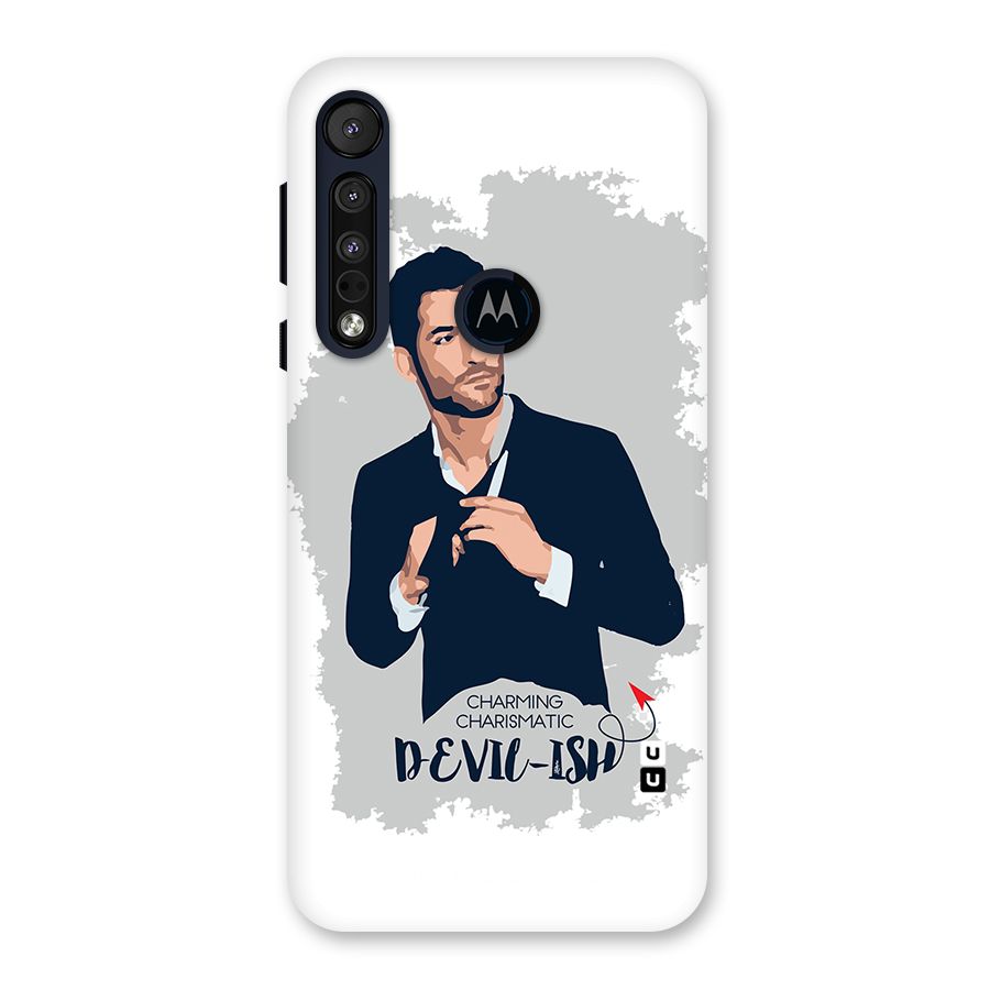 Charming Charismatic Lucifer Back Case for Motorola One Macro