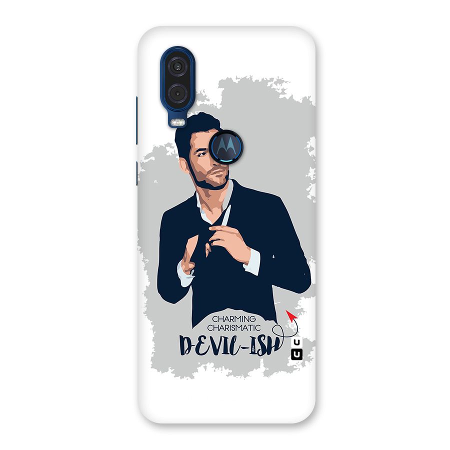 Charming Charismatic Lucifer Back Case for Motorola One Vision