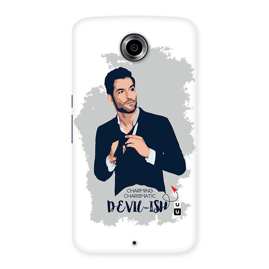 Charming Charismatic Lucifer Back Case for Nexsus 6