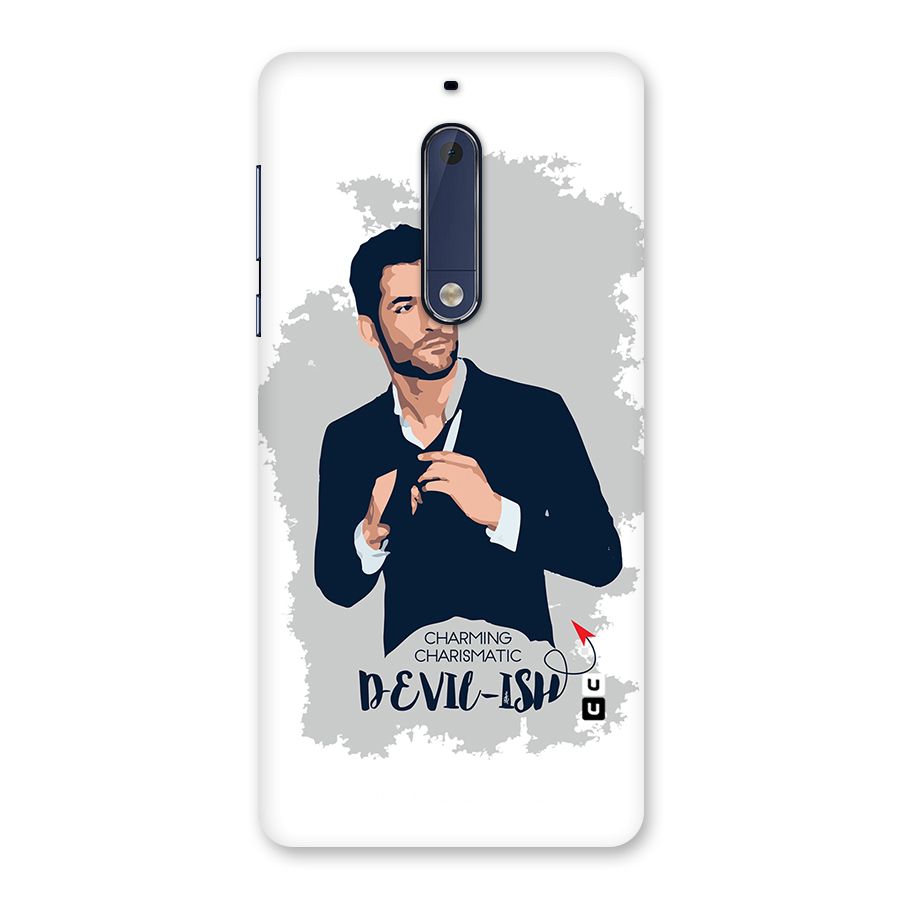 Charming Charismatic Lucifer Back Case for Nokia 5