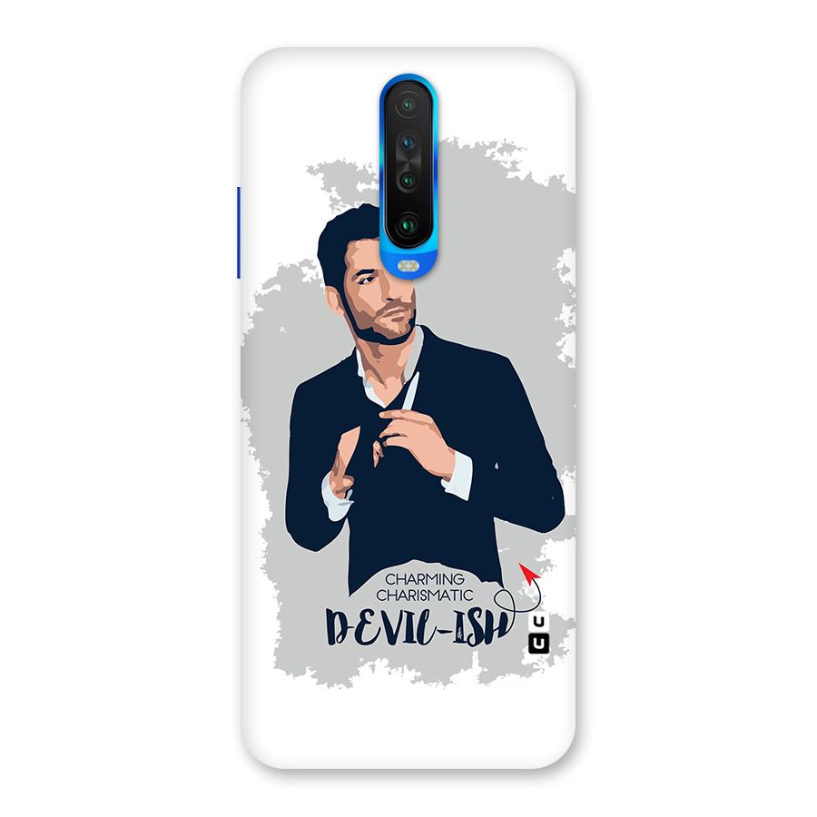 Charming Charismatic Lucifer Back Case for Poco X2