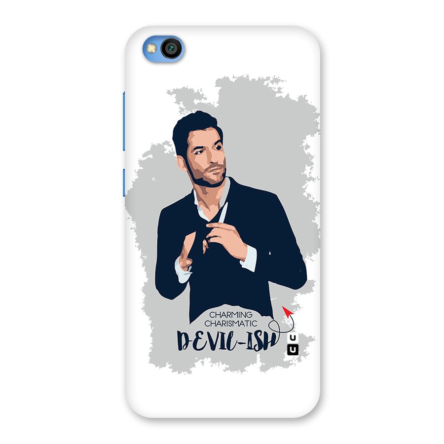 Charming Charismatic Lucifer Back Case for Redmi Go
